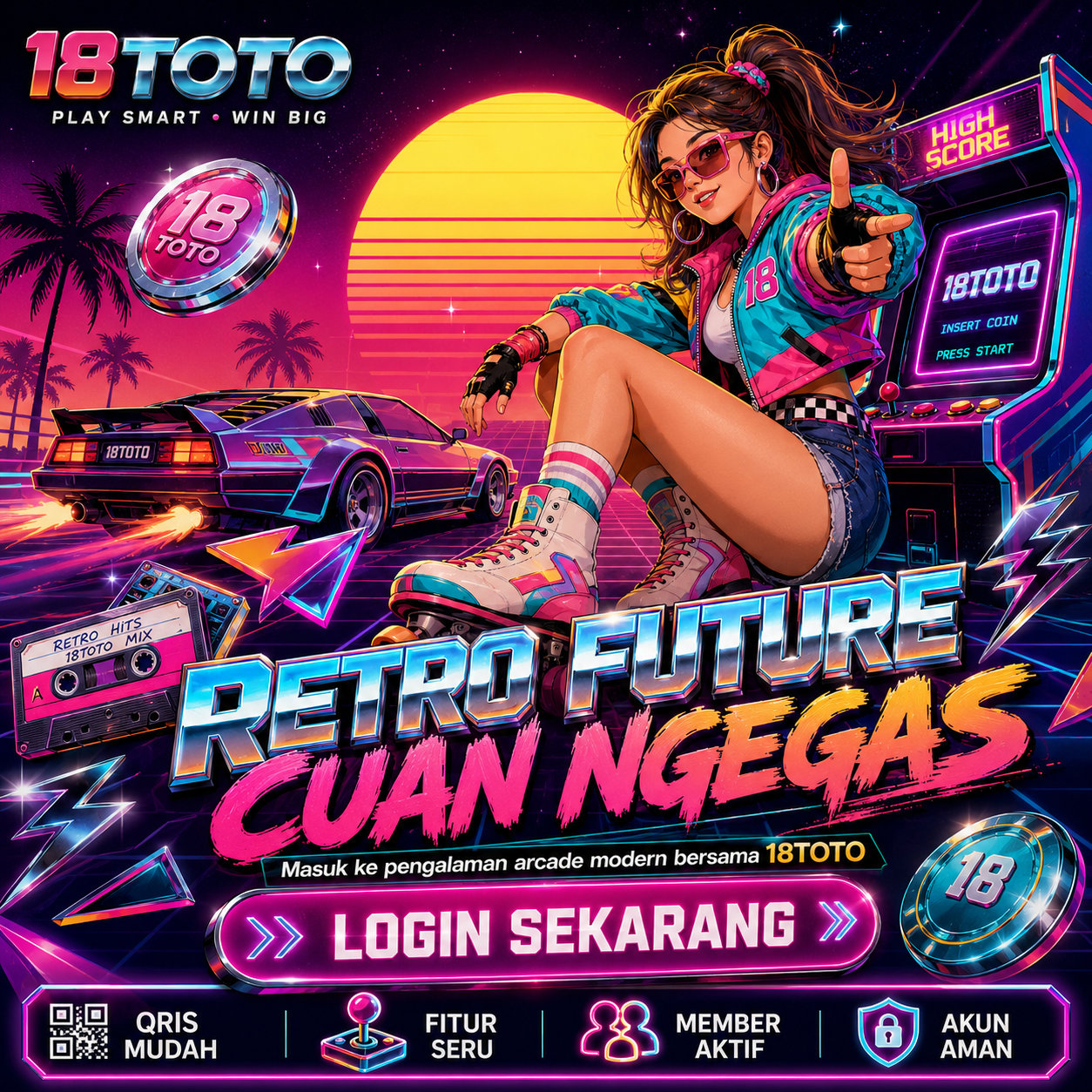 18toto jual sepatu online anti slip saat hujan 18TOTO - bola togel berputar angka berkilau